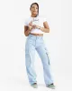 Script Cargo Relaxed Jeans - Light Blue sold by Hoodrich
