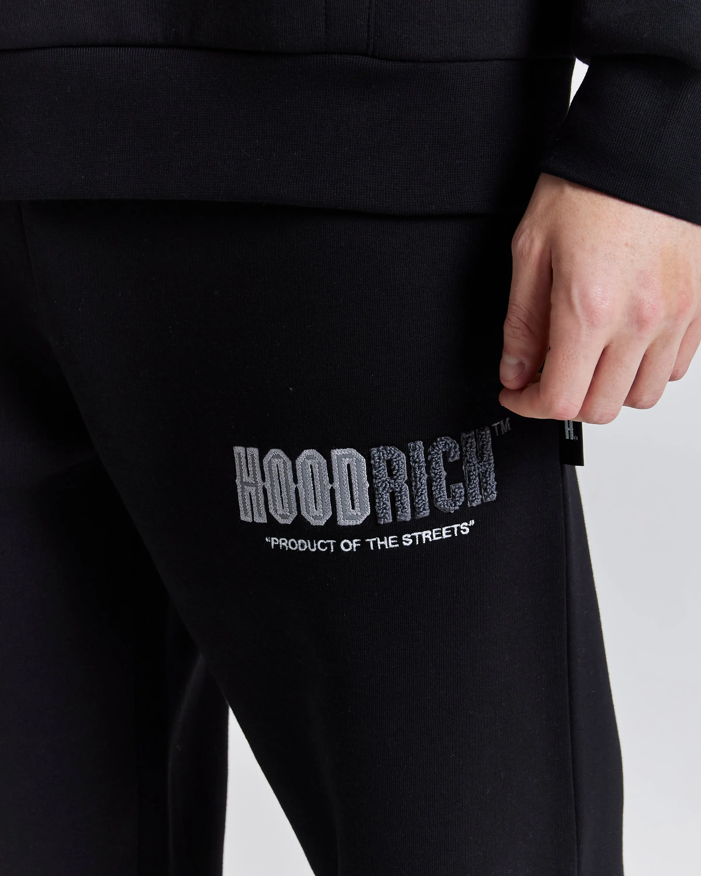 Fade Joggers - Black/Reflective/Grey sold by Hoodrich product image thumbnail 5