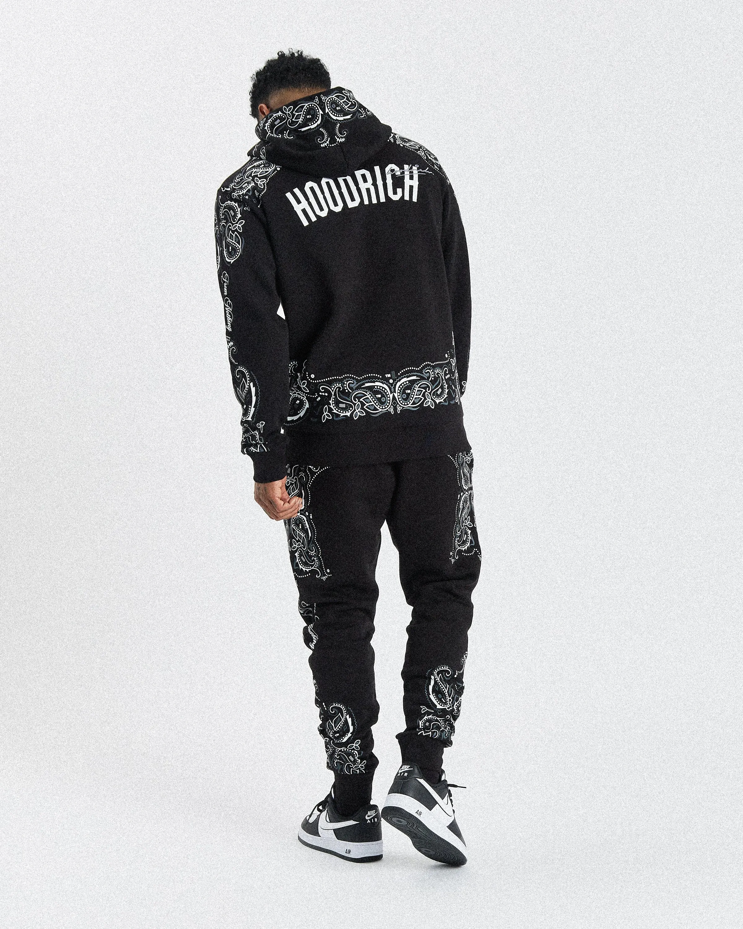 Motif Joggers - Black/White/Grey sold by Hoodrich product image thumbnail 4