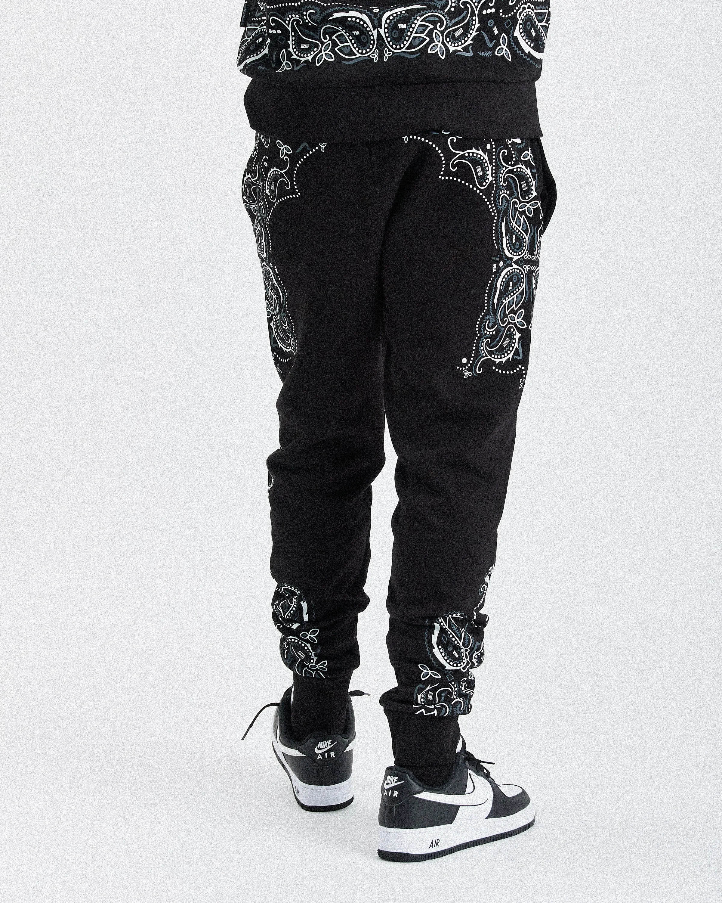 Motif Joggers - Black/White/Grey sold by Hoodrich product image thumbnail 5