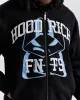 Obscure Oversized Zip Hoodie - Black/White/Blue sold by Hoodrich