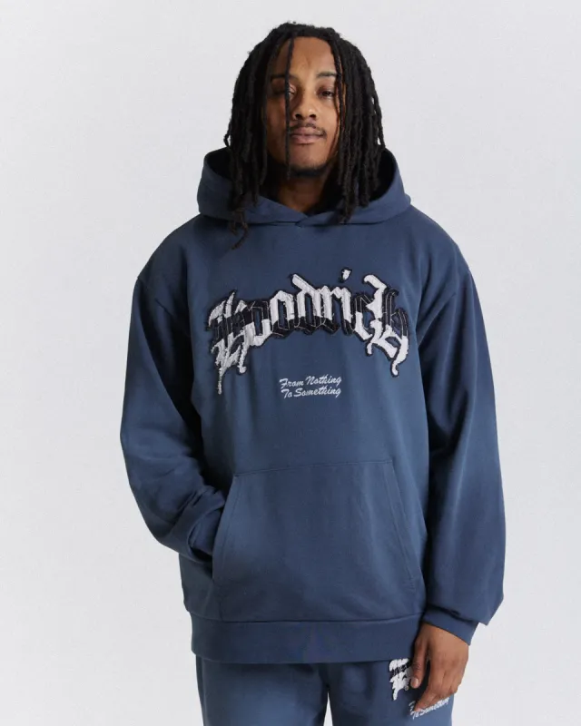 Ash Oversized Hoodie - Blue/Grey sold by Hoodrich