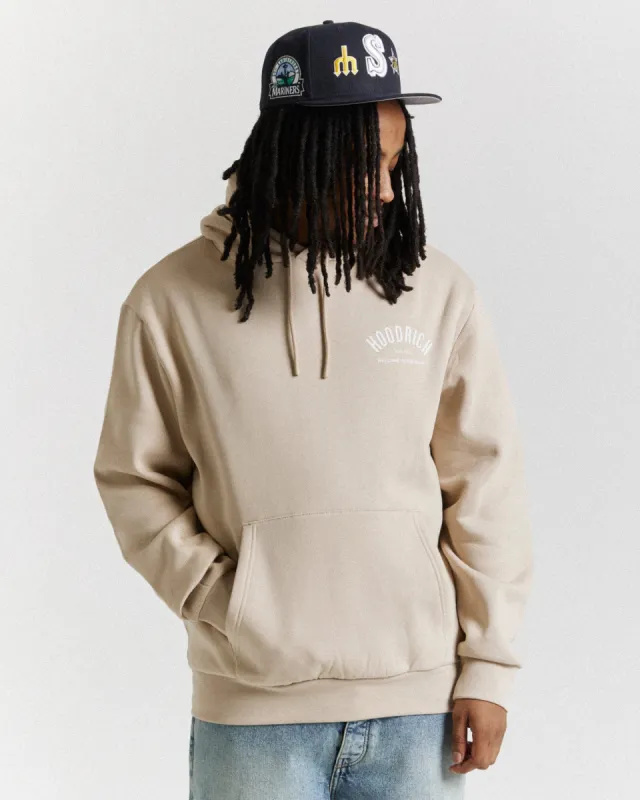Volcano Hoodie - Beige/White sold by Hoodrich