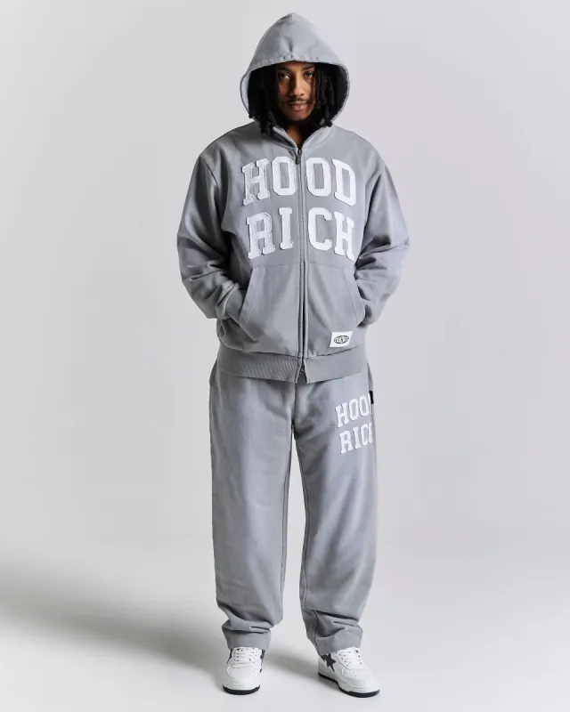Ember Oversized Joggers - Grey/White sold by Hoodrich
