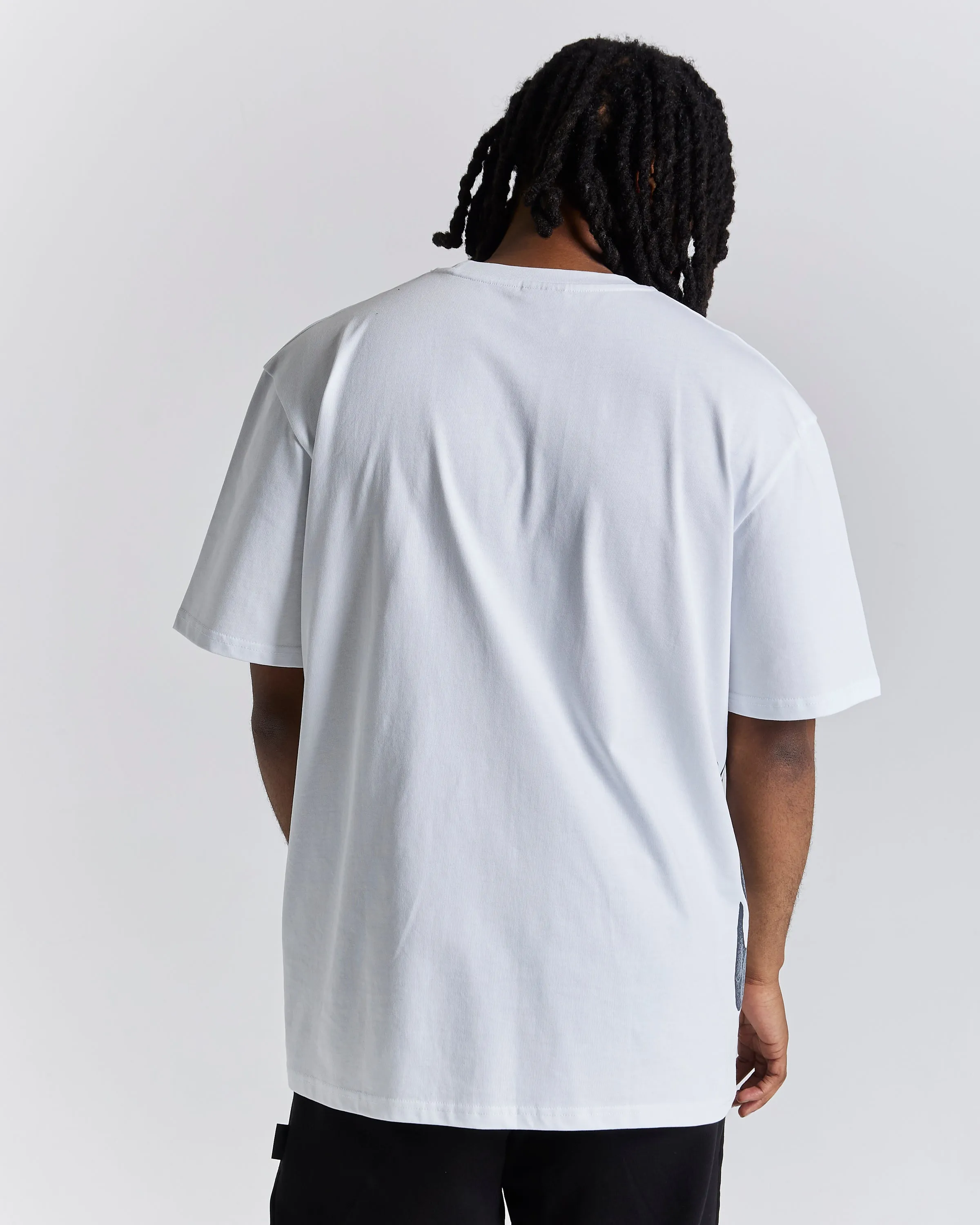 Inferno Oversized T-Shirt - White/Grey/Red sold by Hoodrich product image thumbnail 2