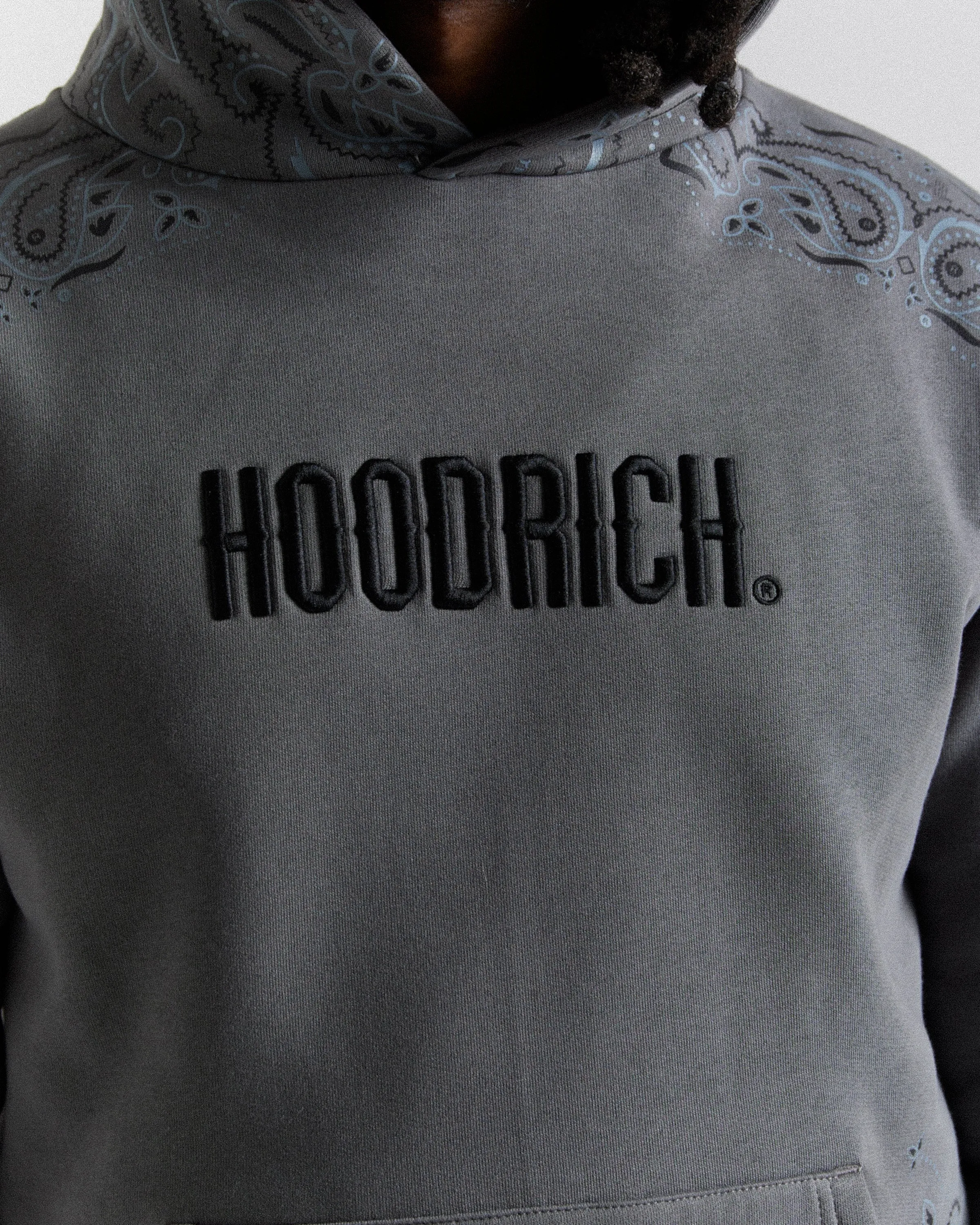 Motif Hoodie - Dark Grey/Black sold by Hoodrich product image thumbnail 5