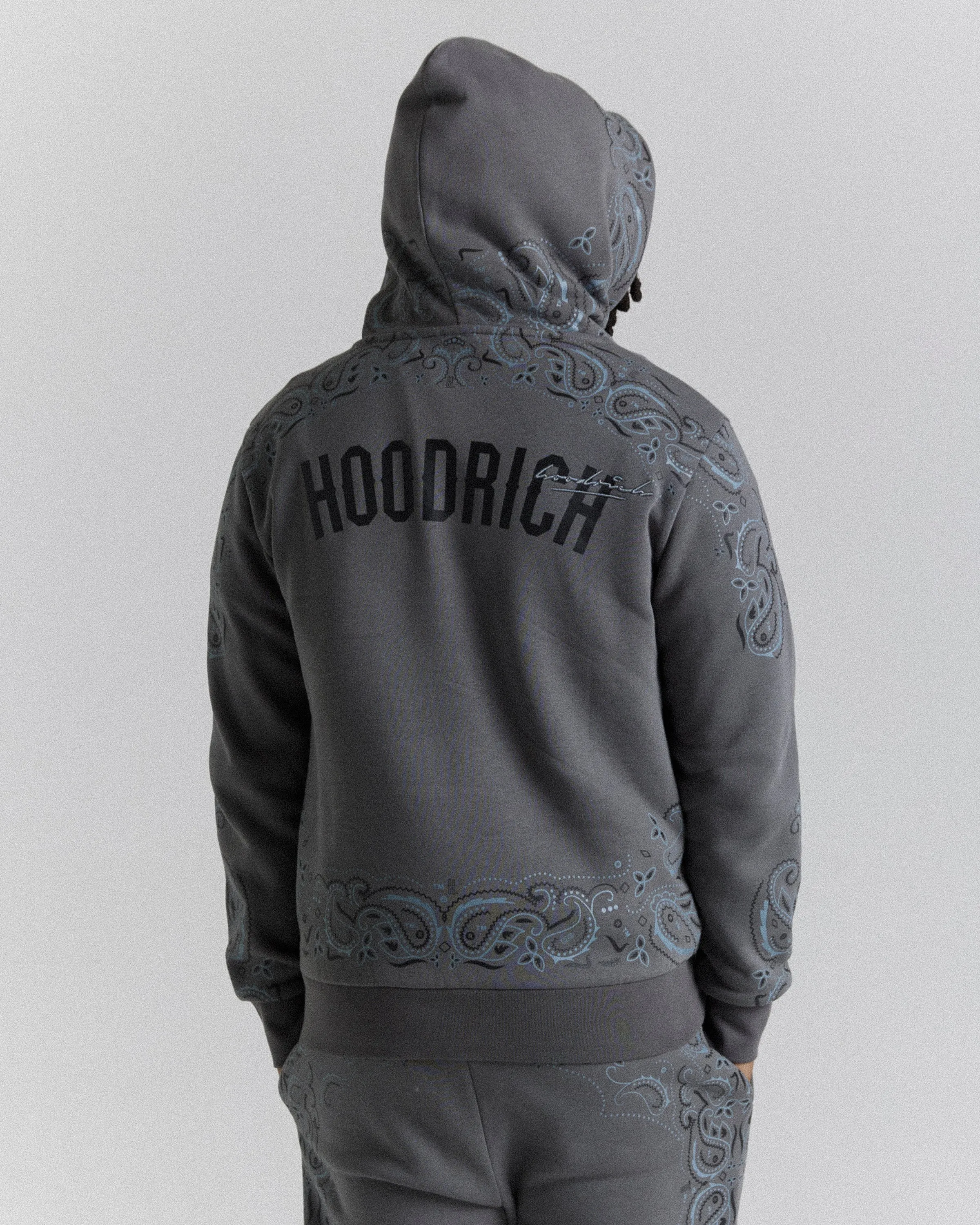 Motif Hoodie - Dark Grey/Black sold by Hoodrich product image thumbnail 4