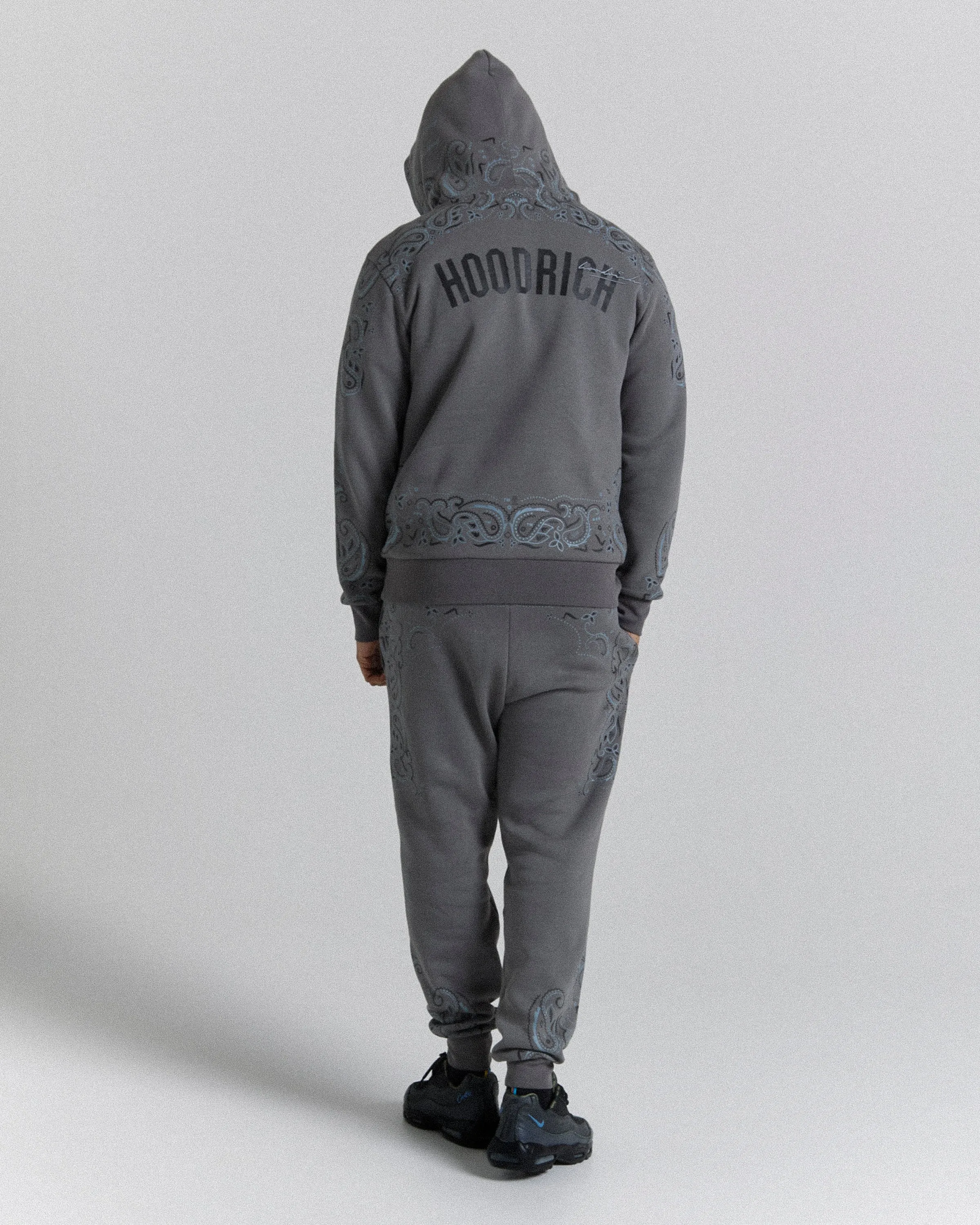 Motif Hoodie - Dark Grey/Black sold by Hoodrich product image thumbnail 3