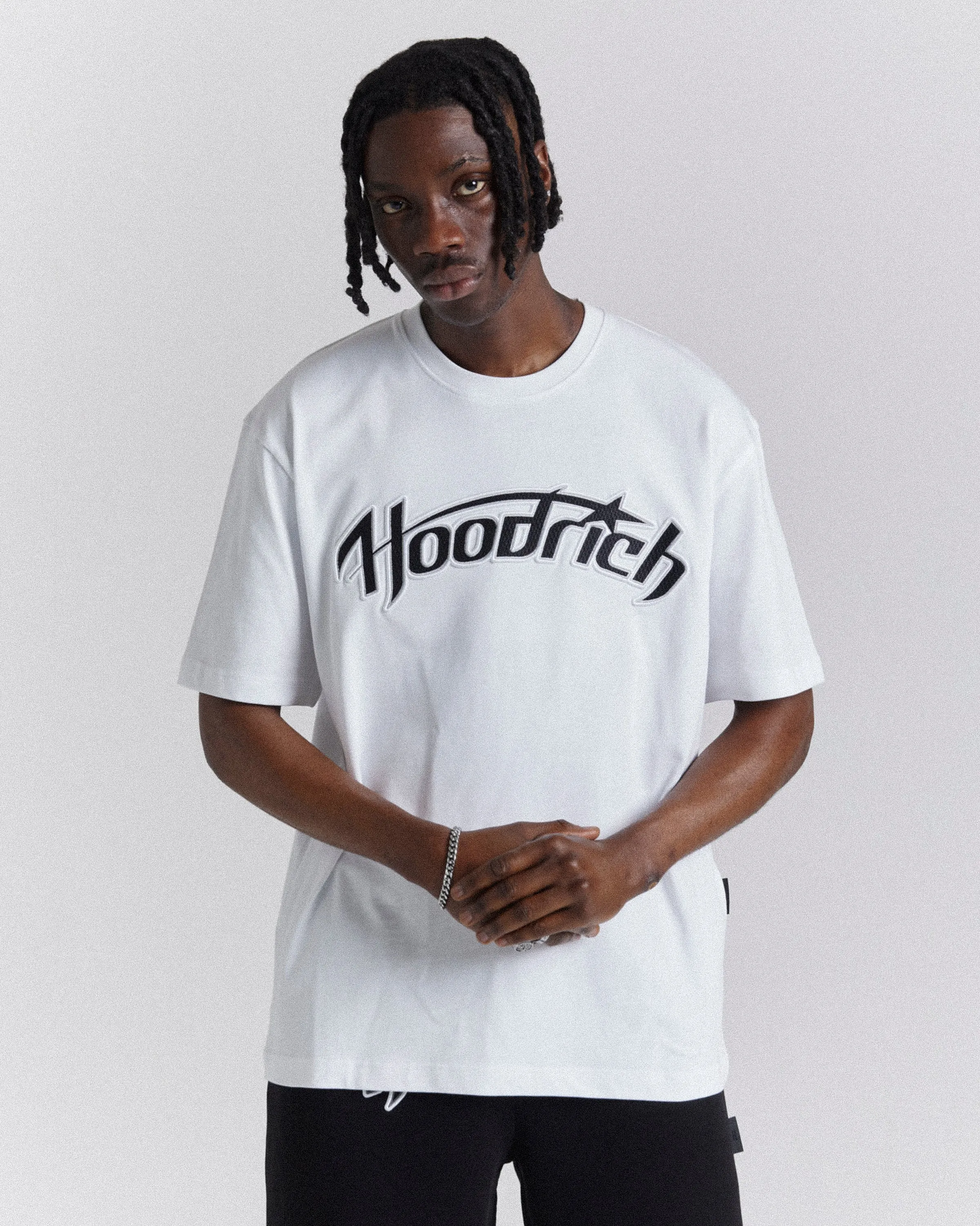 Galaxy Oversized T-Shirt - White/Black sold by Hoodrich