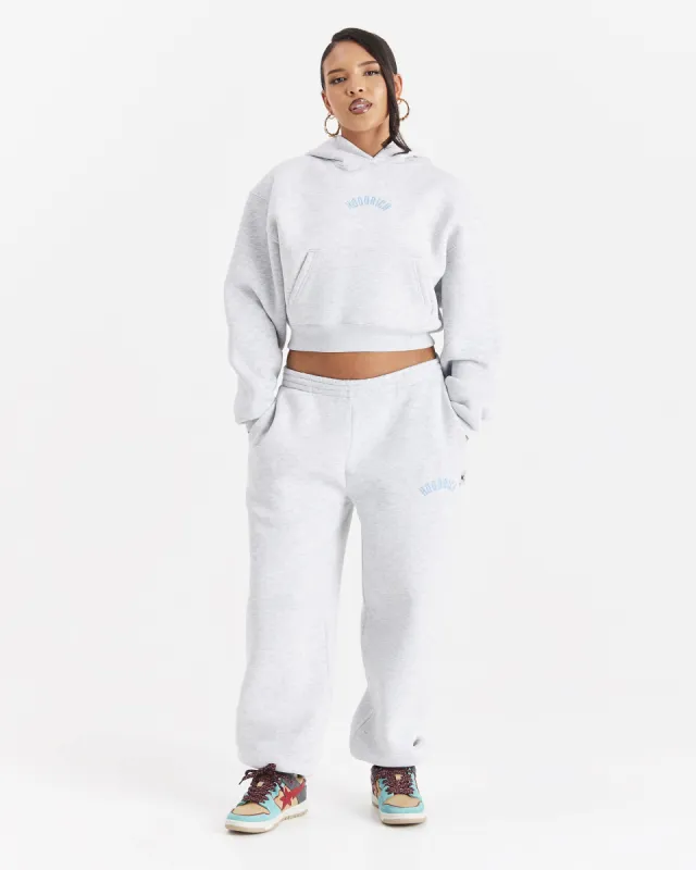 Lead Wide Leg Jogger - Light Grey/Blue sold by Hoodrich