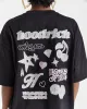Jewel Oversized T-Shirt - Black/Pink sold by Hoodrich