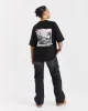 Urban Oversized T-Shirt - Black/White/Pink sold by Hoodrich