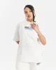 Urban Oversized T-Shirt - Cream/Black/Blue sold by Hoodrich