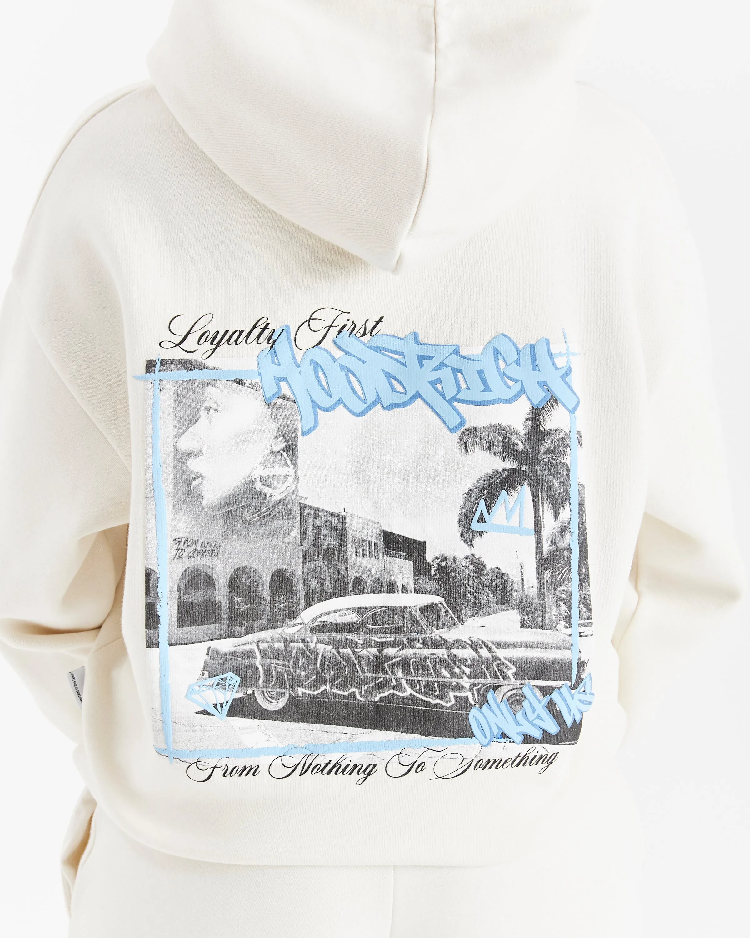 Urban Oversized Hoodie - Cream/Black/Blue sold by Hoodrich product image thumbnail 3