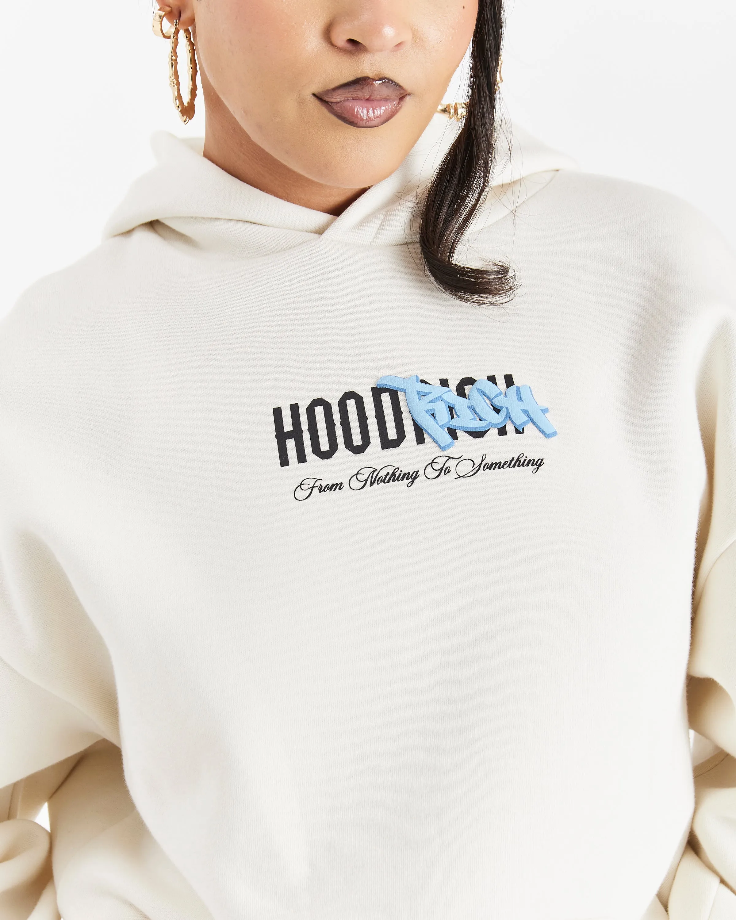 Urban Oversized Hoodie - Cream/Black/Blue sold by Hoodrich product image thumbnail 4