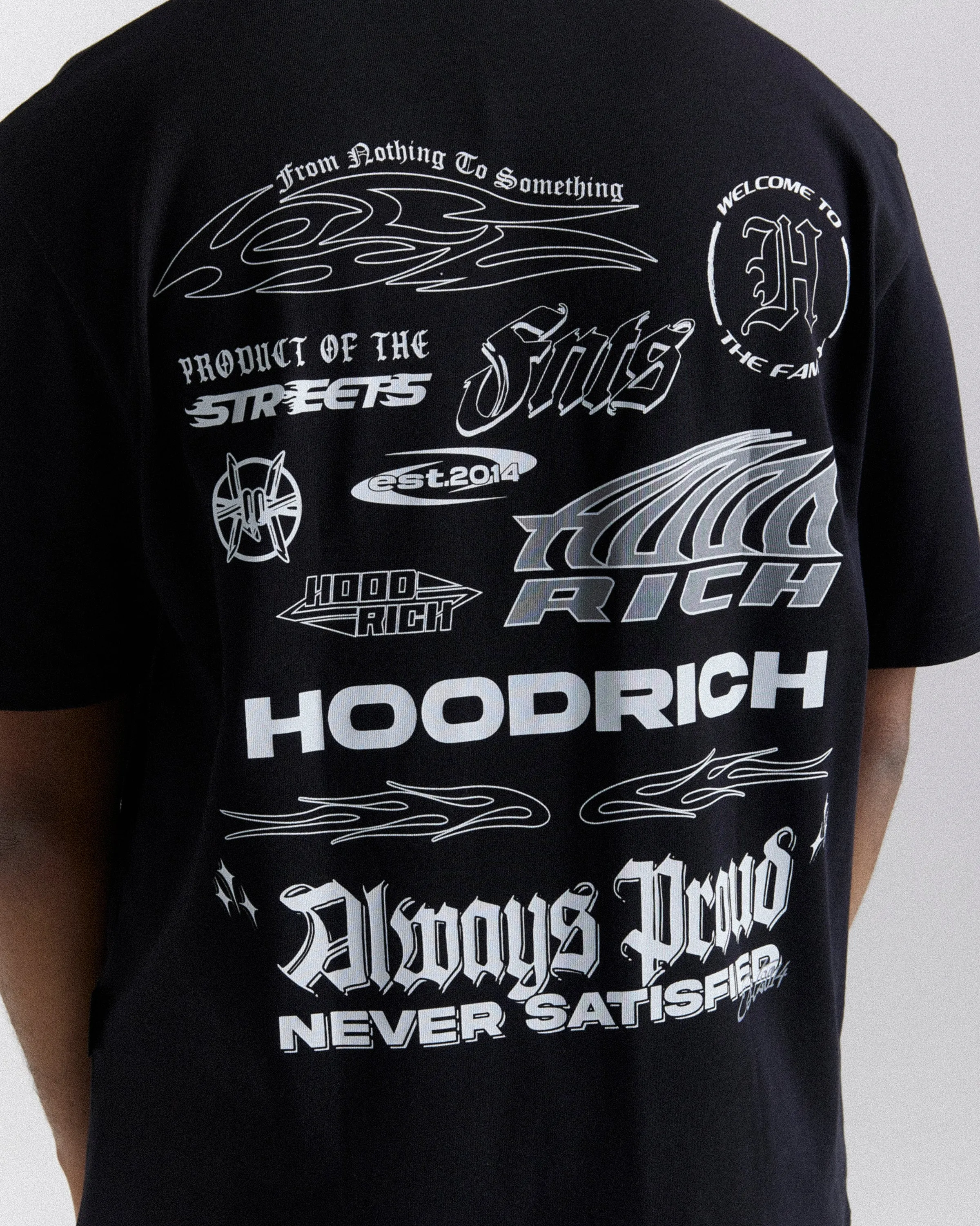 Tribal Oversized T-Shirt - Black/White/Grey sold by Hoodrich product image thumbnail 3