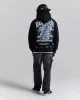 Tornado Oversized Hoodie  - Black/White/Blue sold by Hoodrich
