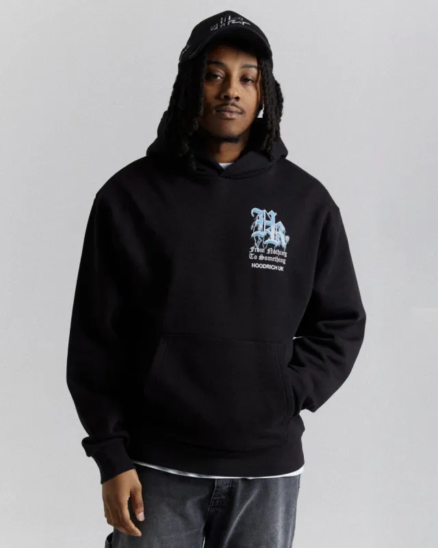 Tornado Oversized Hoodie  - Black/White/Blue sold by Hoodrich