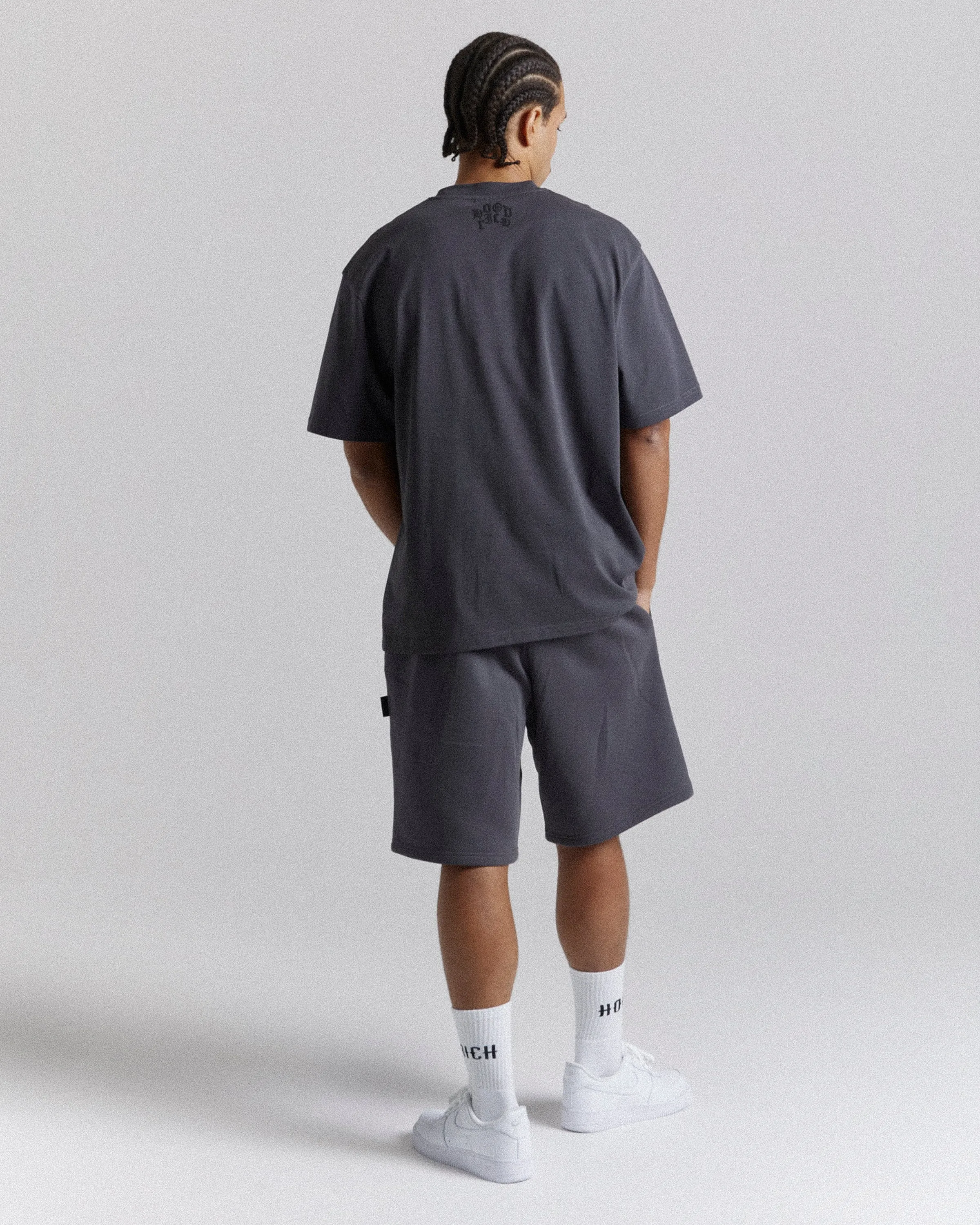 Crown Oversized T-Shirt - Grey/White/Black sold by Hoodrich product image thumbnail 4