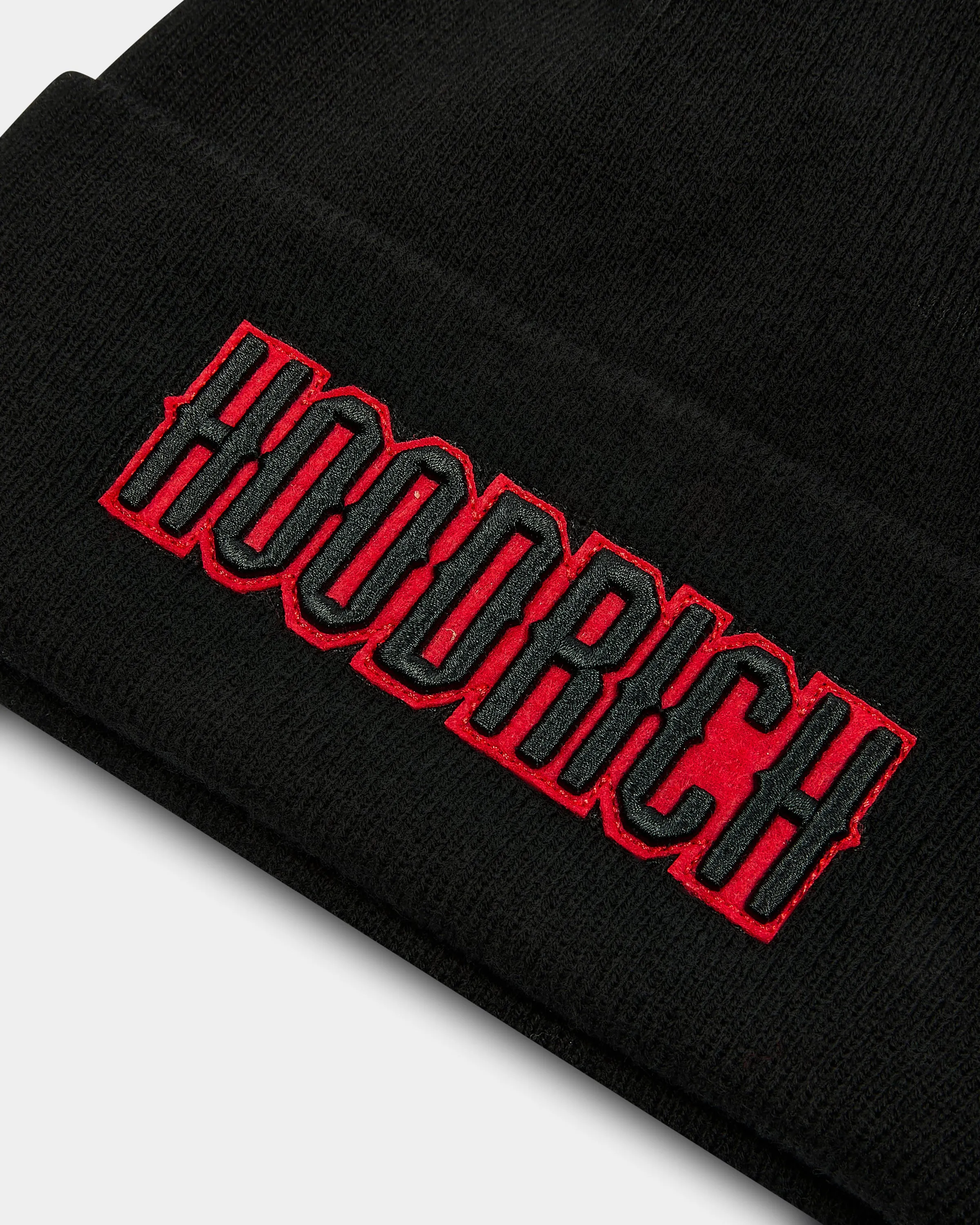 OG Core Beanie - Black/Red sold by Hoodrich product image thumbnail 2