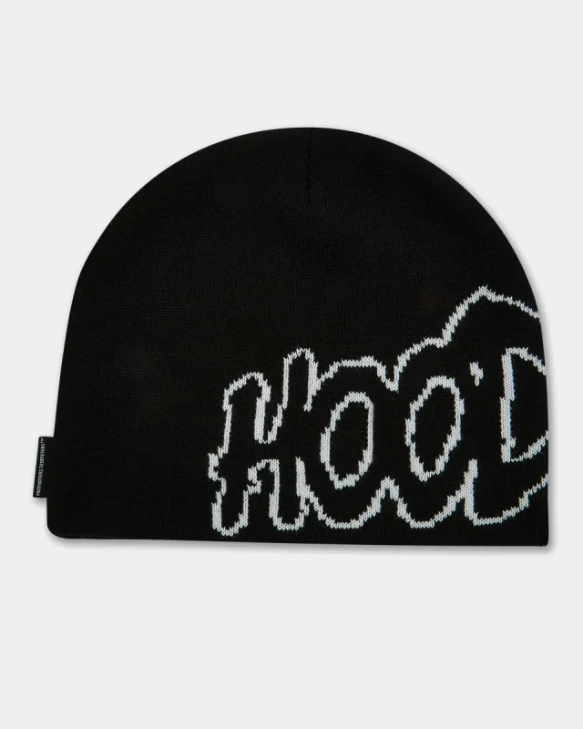 Alley Beanie - Black/White sold by Hoodrich