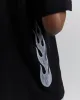 Inferno Oversized T-Shirt  - Black/Blue sold by Hoodrich