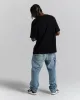 Inferno Oversized T-Shirt  - Black/Blue sold by Hoodrich