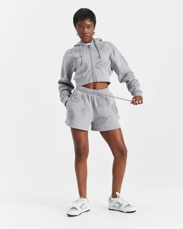 Mist Sweatshorts - Grey sold by Hoodrich