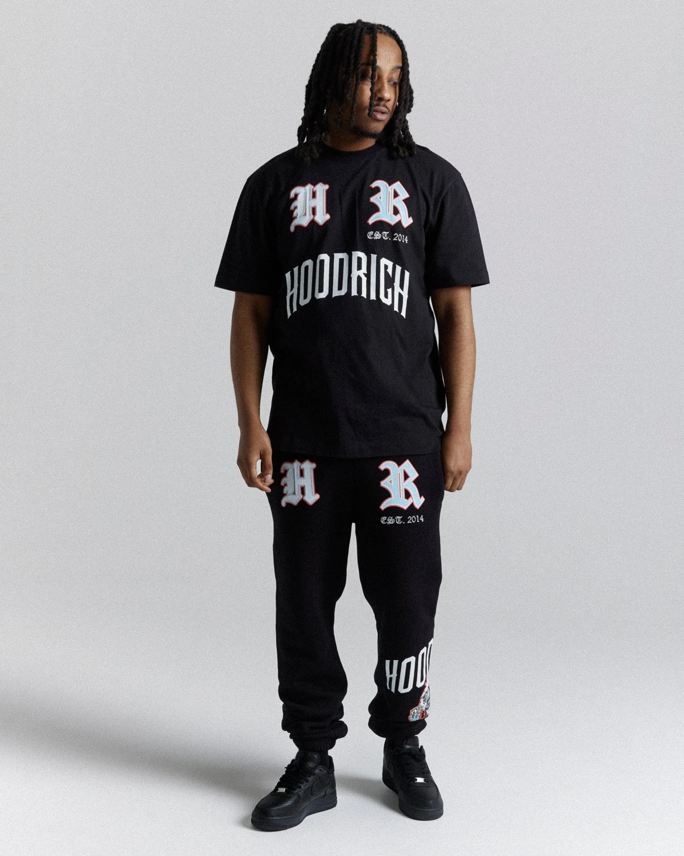 Menace Oversized T-Shirt - Black/White/Red sold by Hoodrich product image thumbnail 5