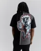 Menace Oversized T-Shirt - Black/White/Red sold by Hoodrich