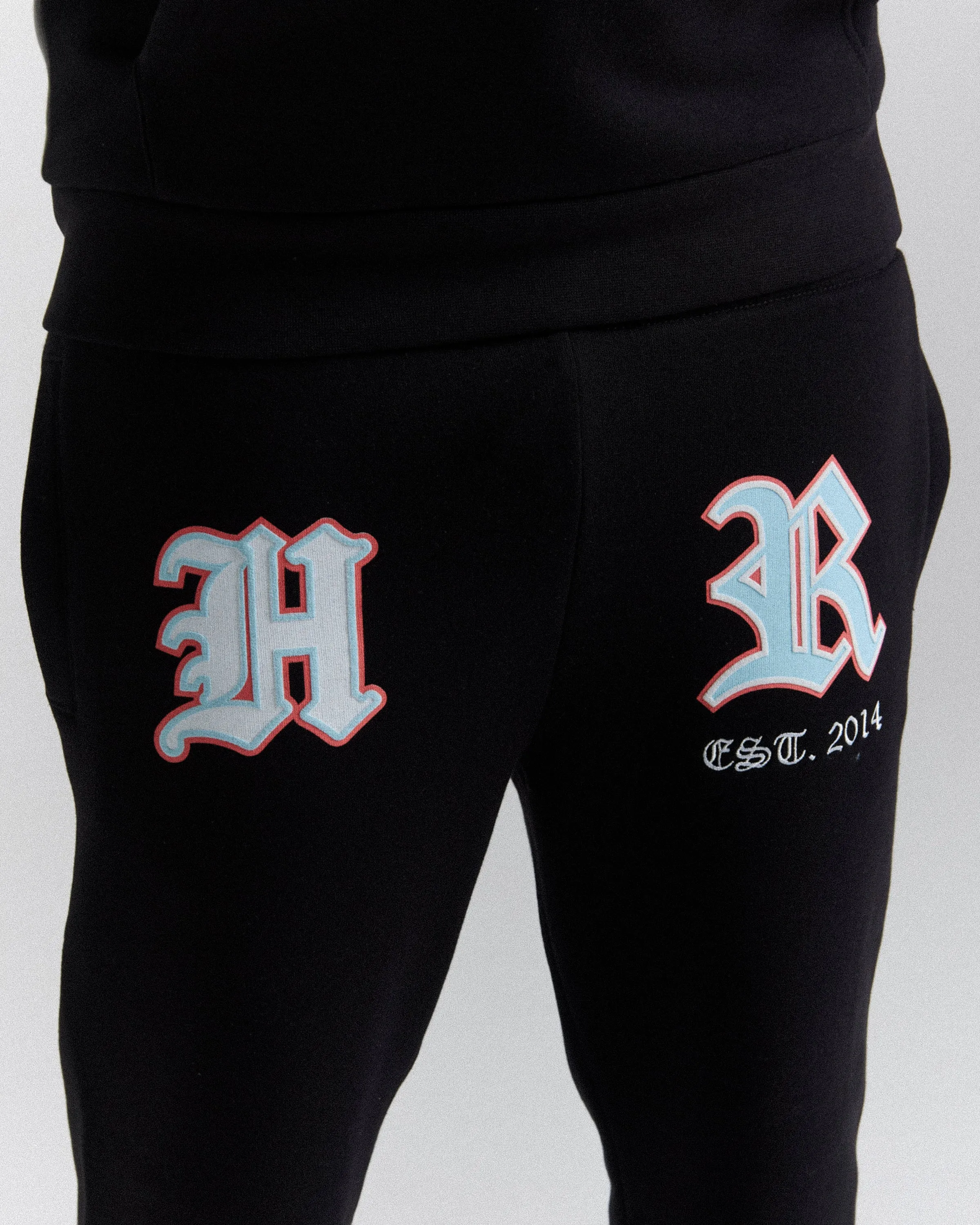 Menace Jogger - Black/White/Red sold by Hoodrich product image thumbnail 3