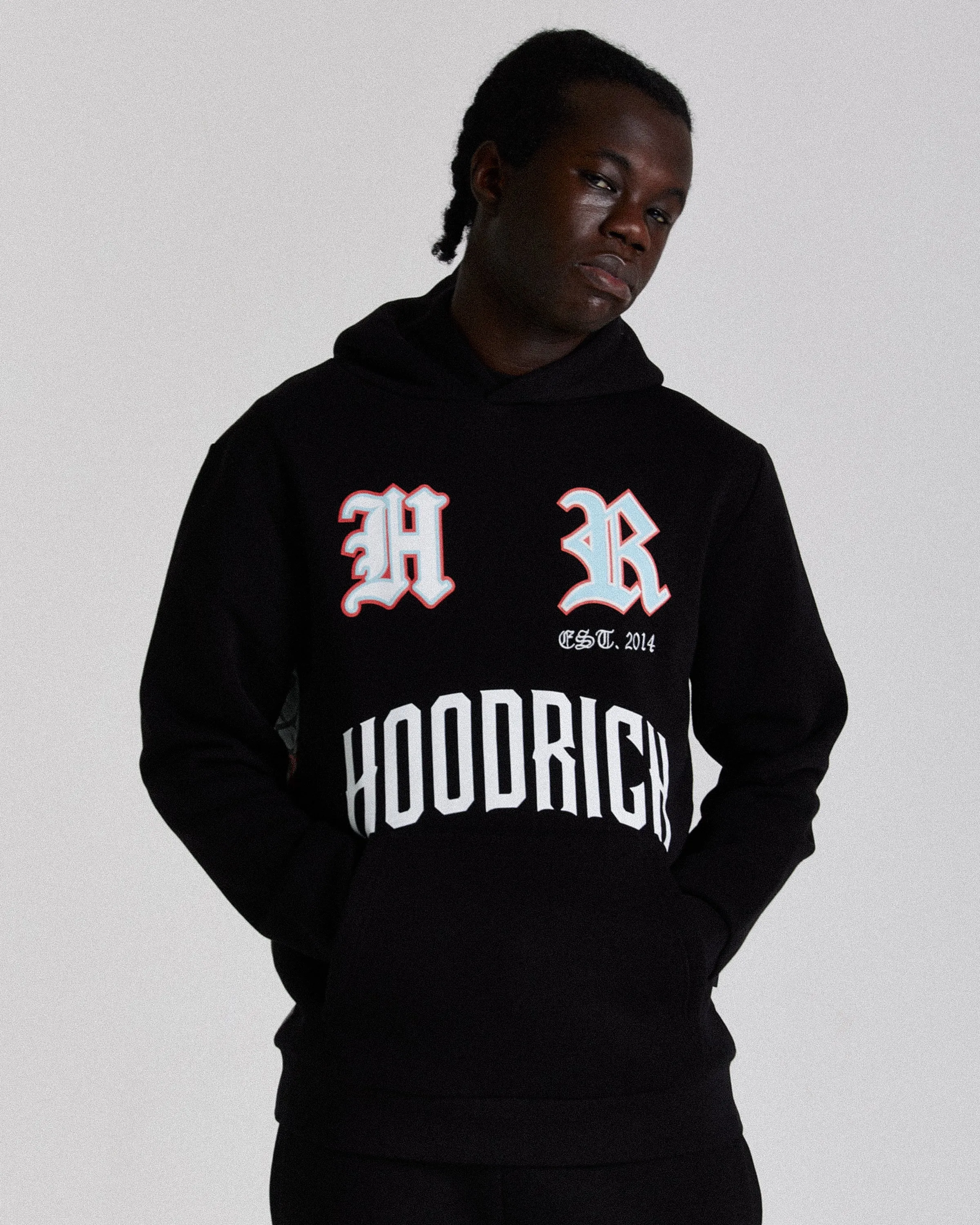 Menace Hoodie - Black/White/Red sold by Hoodrich product image thumbnail 2