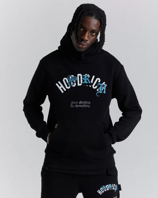 Shadow Hoodie - Black/White/Blue sold by Hoodrich