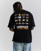 Racer Oversized T-Shirt  - Black/White/Multi sold by Hoodrich