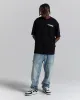 Racer Oversized T-Shirt  - Black/White/Multi sold by Hoodrich