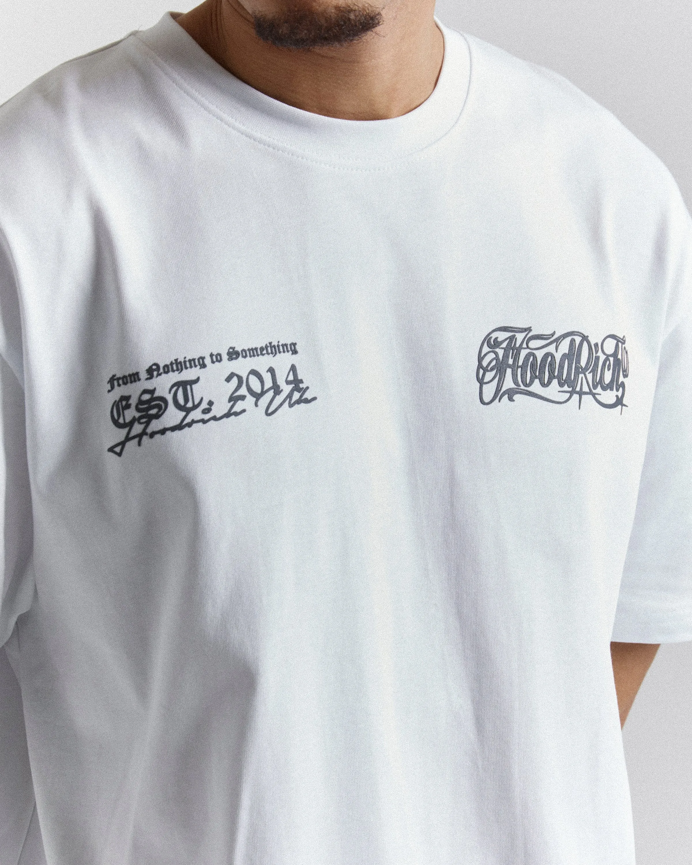 Legacy Oversized T-Shirt - White/Grey sold by Hoodrich product image thumbnail 5