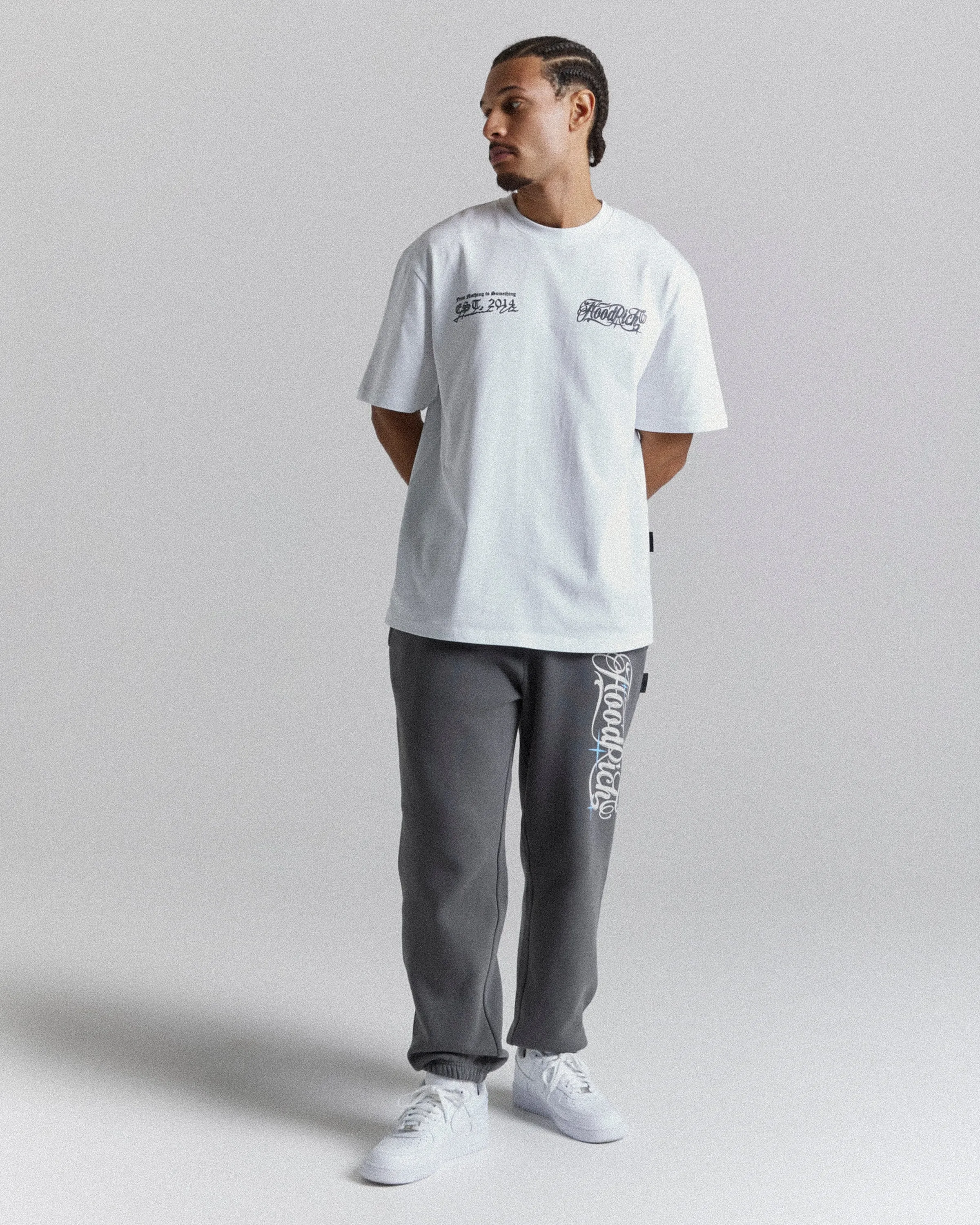Legacy Oversized T-Shirt - White/Grey sold by Hoodrich product image thumbnail 3