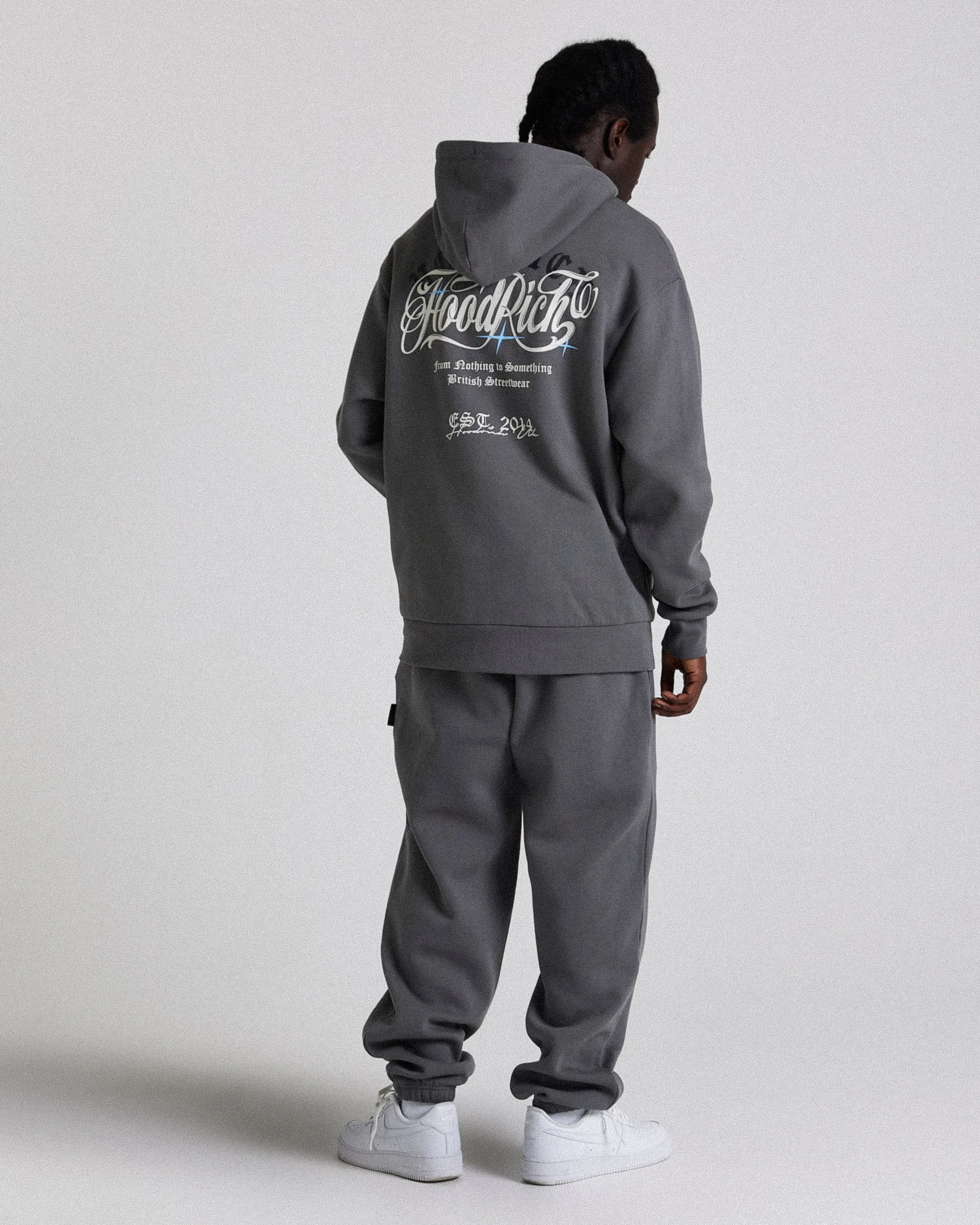 Legacy Oversized Jogger - Greys/White/Blue sold by Hoodrich product image thumbnail 2