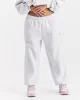 Crystal Oversized Jogger - Light Grey/Pink Rhinestone sold by Hoodrich