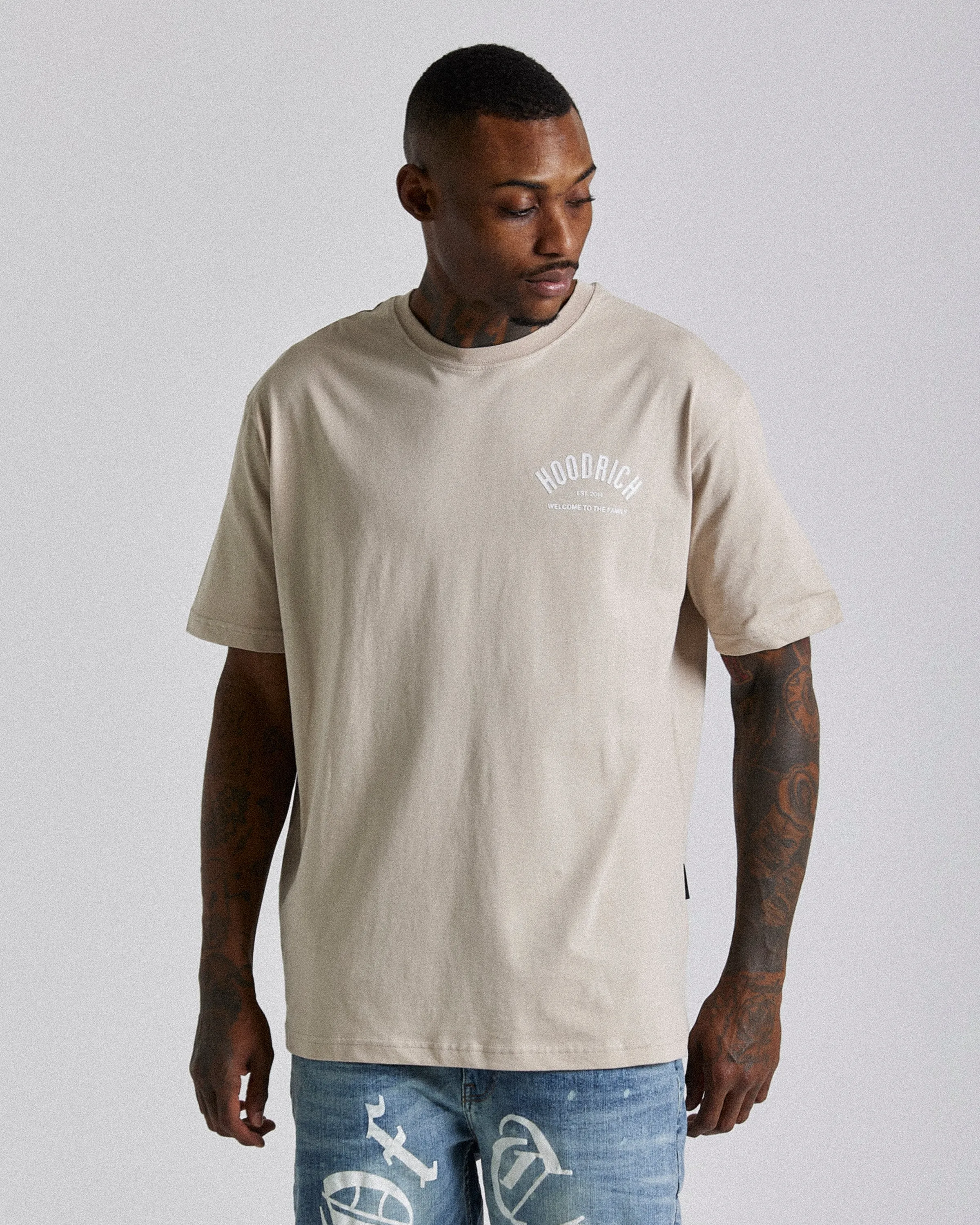 Volcano T-Shirt - Oxford Tan/White sold by Hoodrich product image thumbnail 4