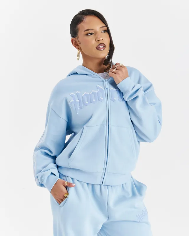 Totem Zip Hoodie - Blue sold by Hoodrich