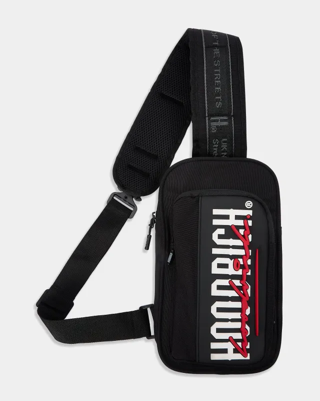 Fusion Sling Bag - Black/White/Red sold by Hoodrich