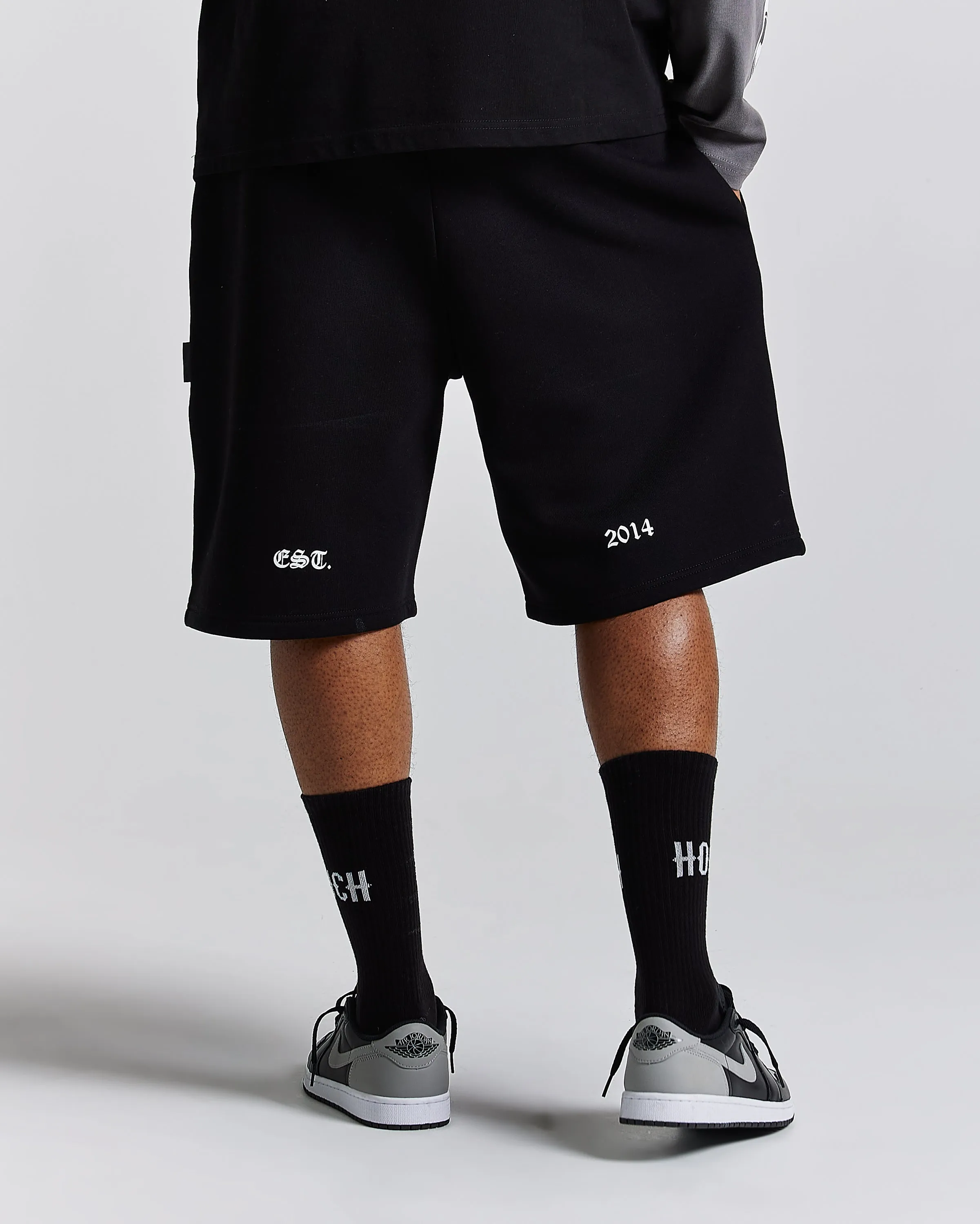 Noir Oversized Shorts - Black/Grey/Blue sold by Hoodrich product image thumbnail 3