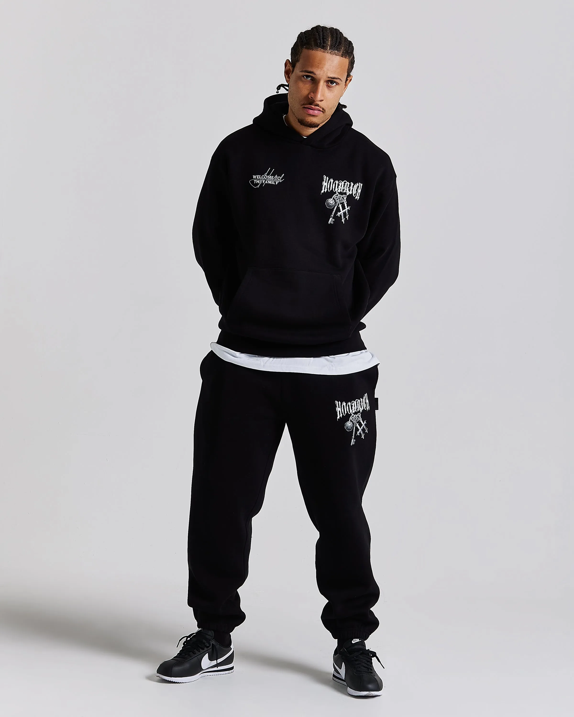 Rite Oversized Joggers - Black/White/Grey sold by Hoodrich product image thumbnail 2
