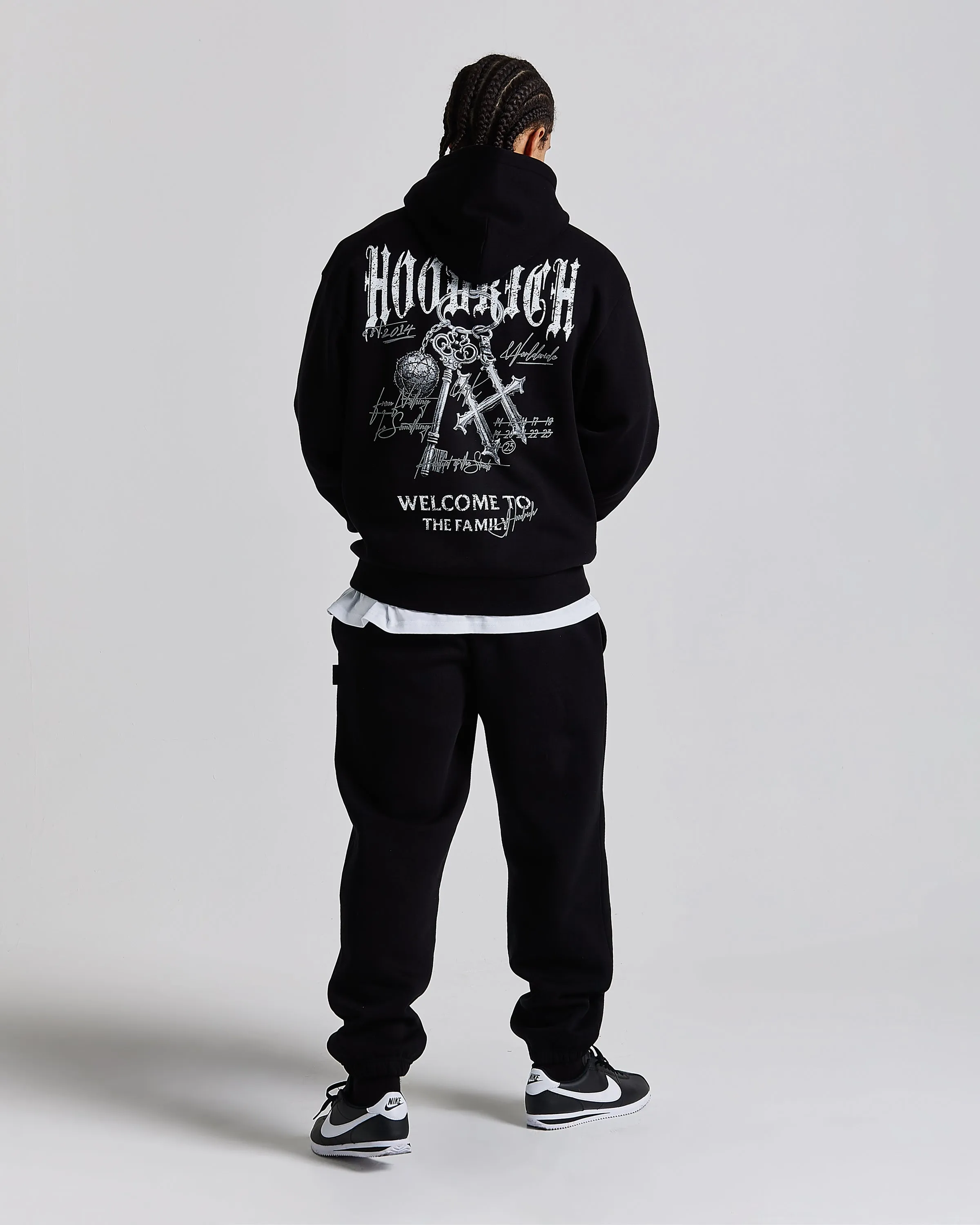 Rite Oversized Joggers - Black/White/Grey sold by Hoodrich product image thumbnail 4