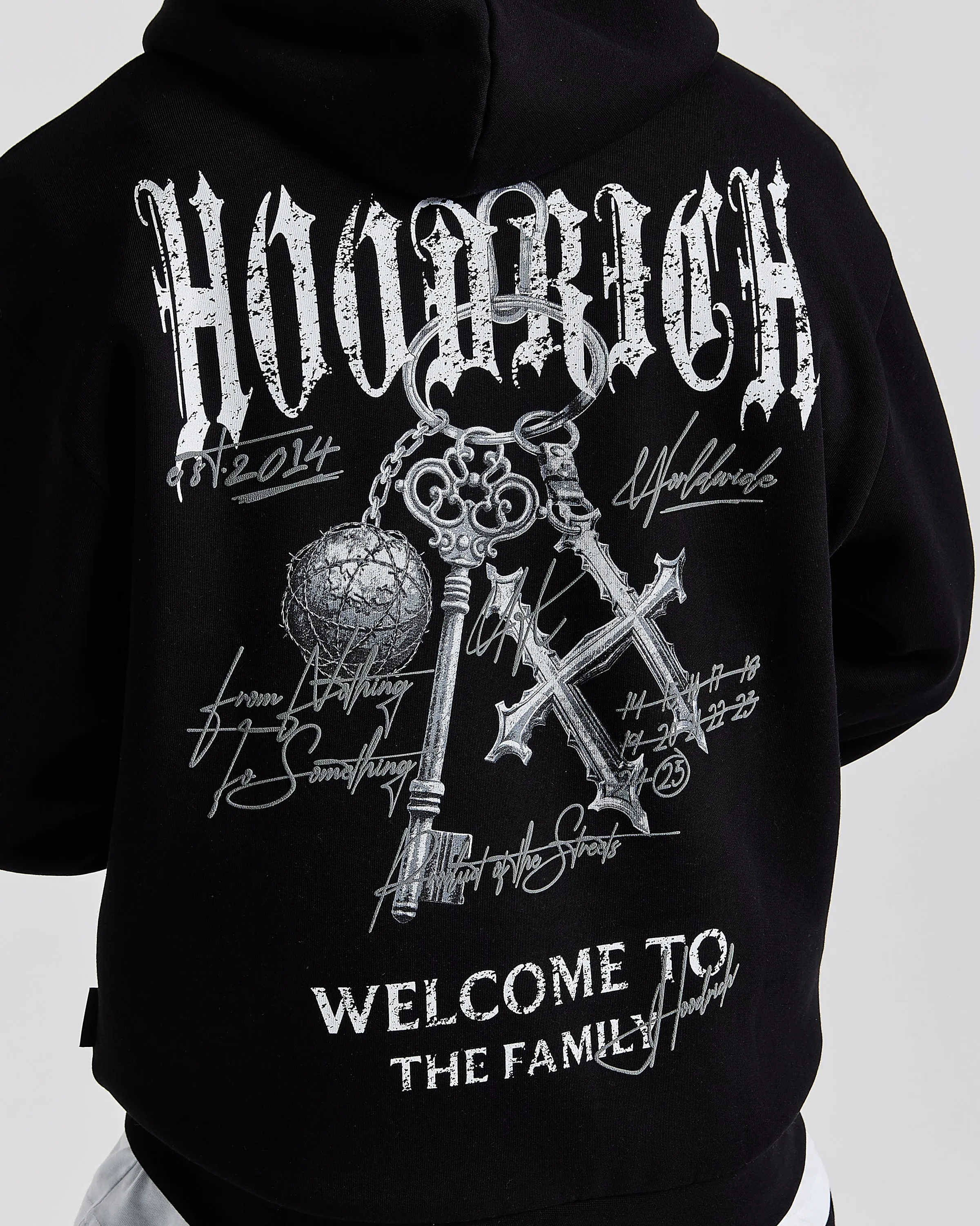 Rite Oversized Hoodie - Black/White/Grey sold by Hoodrich product image thumbnail 3