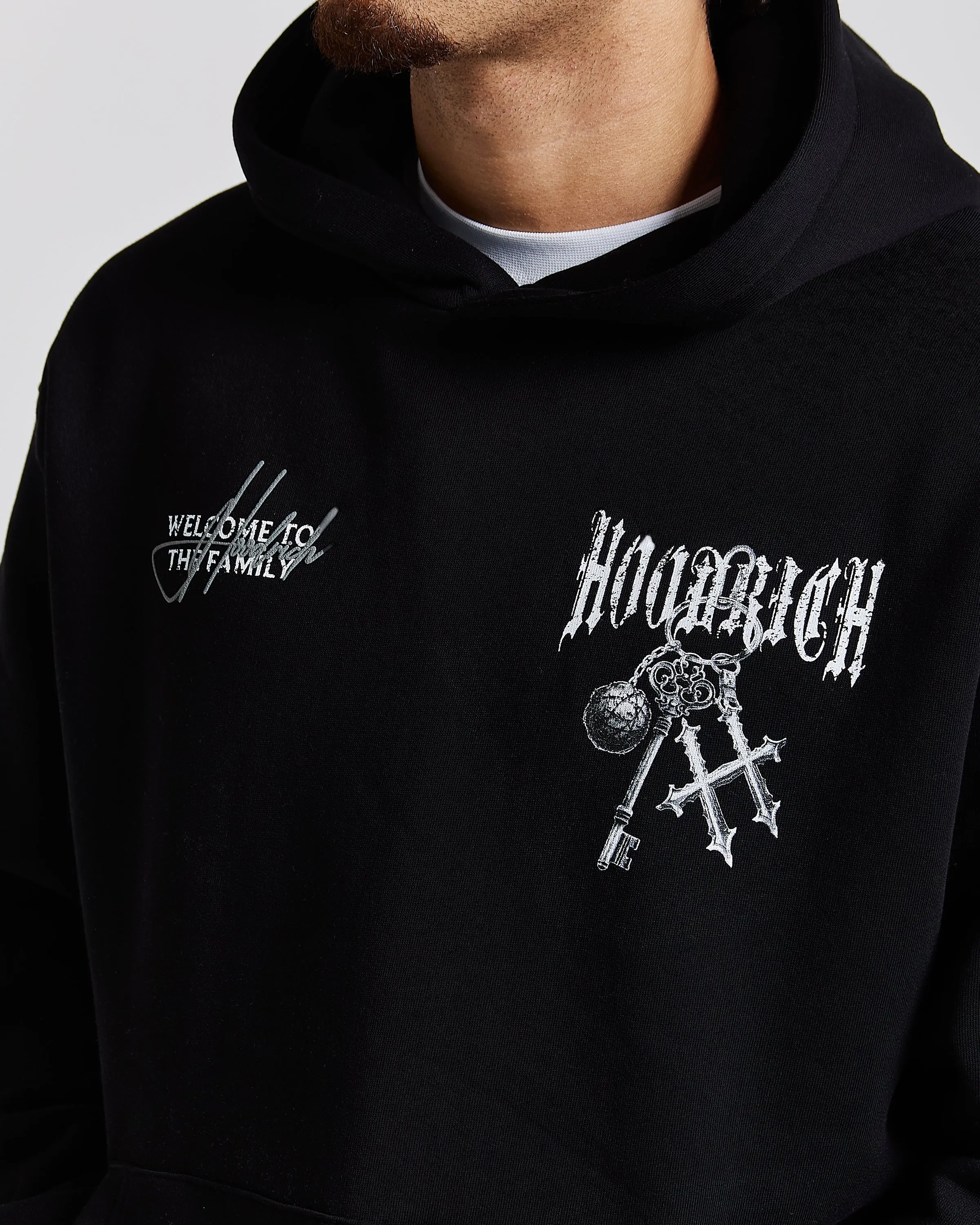 Rite Oversized Hoodie - Black/White/Grey sold by Hoodrich product image thumbnail 4