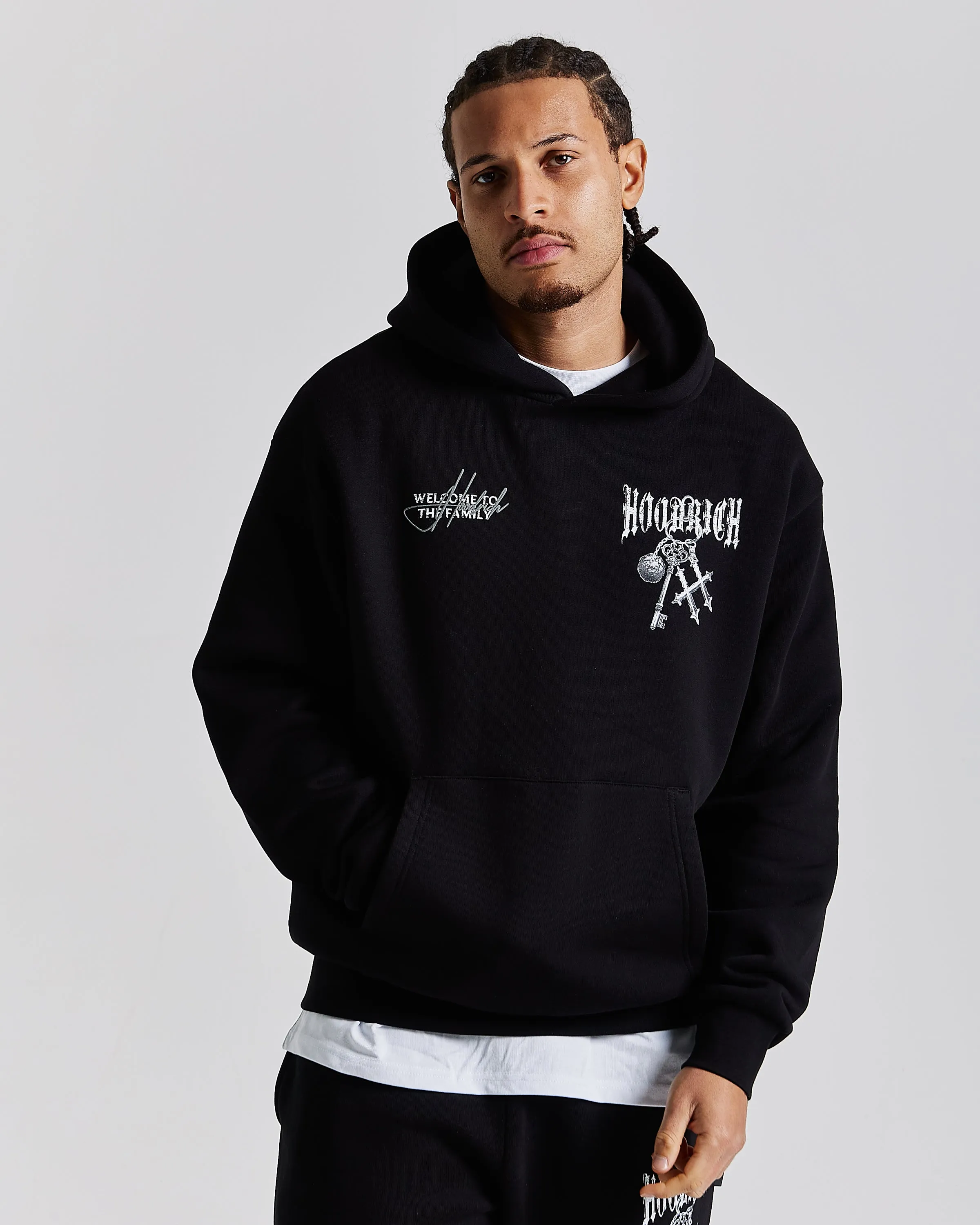 Rite Oversized Hoodie - Black/White/Grey sold by Hoodrich