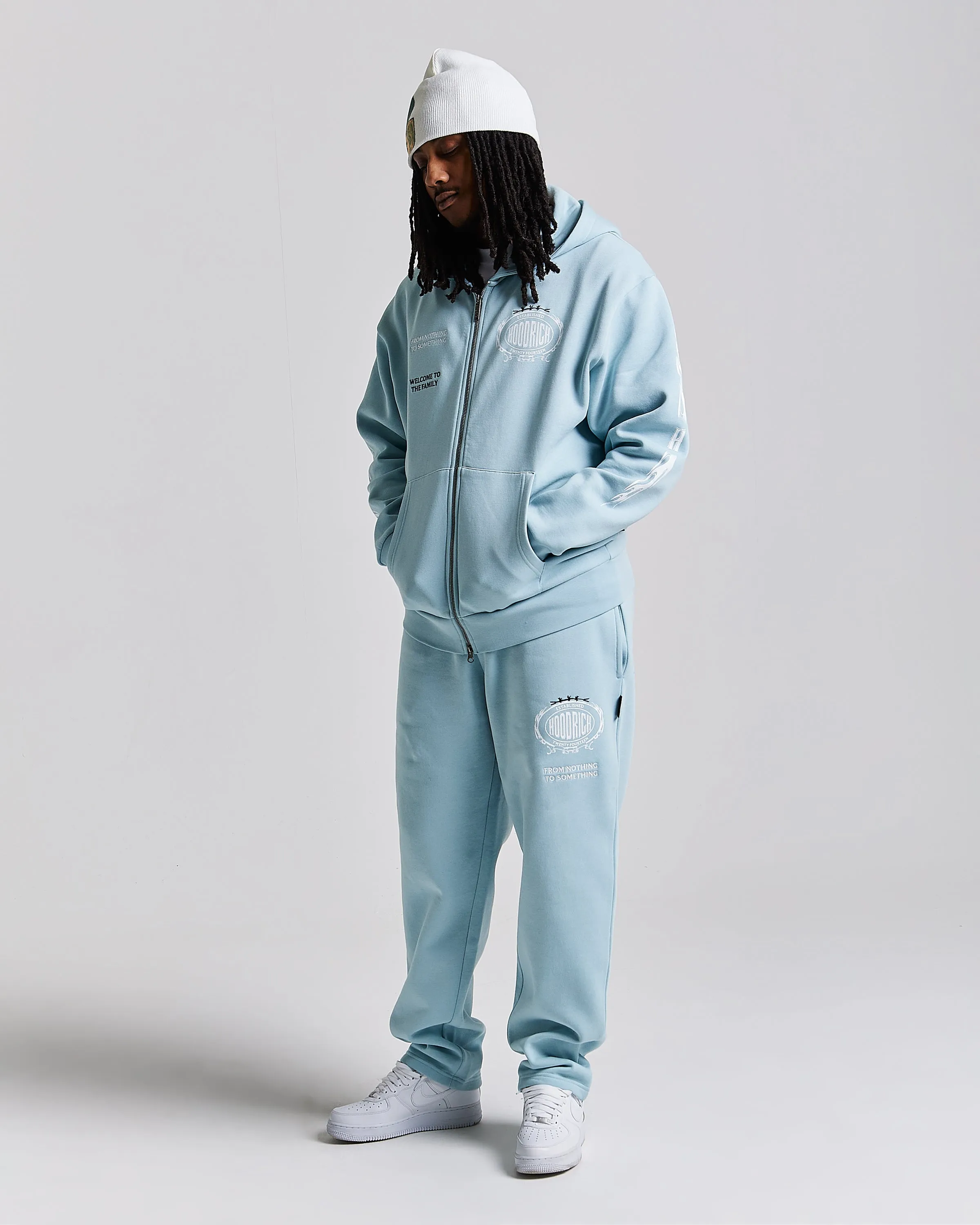 Noir Oversized Joggers - Blue/White sold by Hoodrich product image thumbnail 4