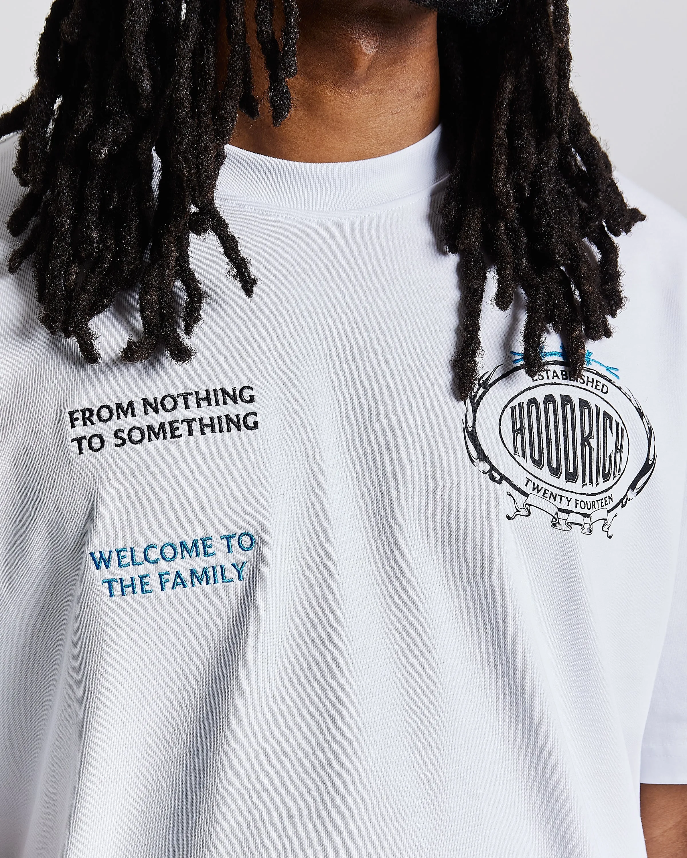 Noir Oversized T-Shirt - White/Black/Blue sold by Hoodrich product image thumbnail 5